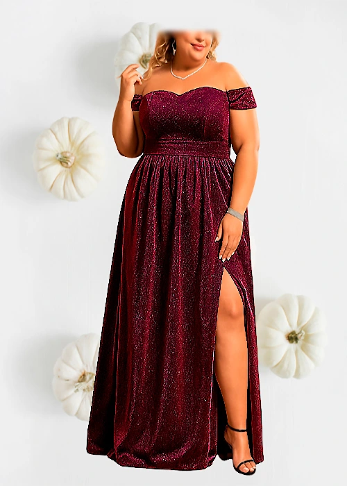 Vestido Elegante Juvenil Largo Grande Plus Size